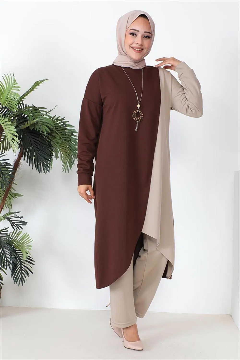 Two Color Long Double Suit-detail