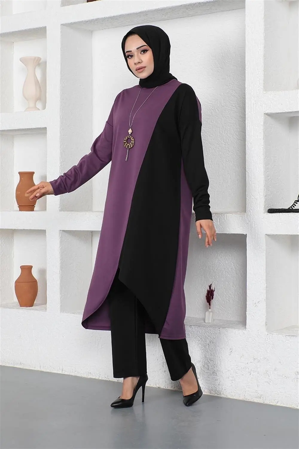 Two Color Long Double Suit