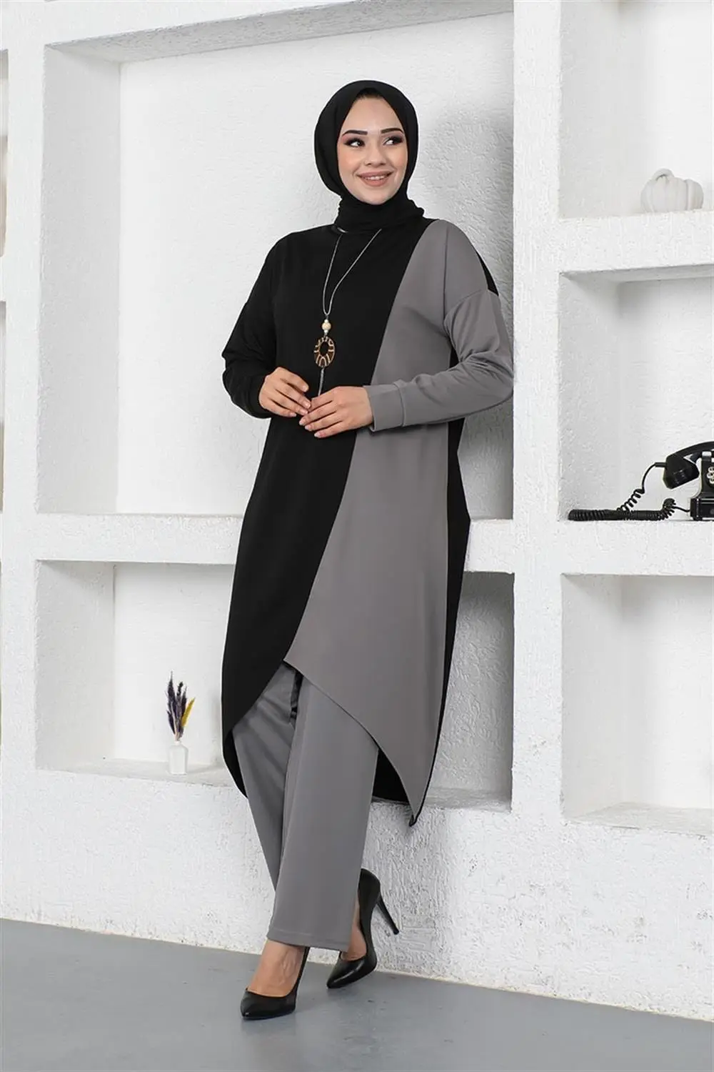 Two Color Long Double Suit-detail