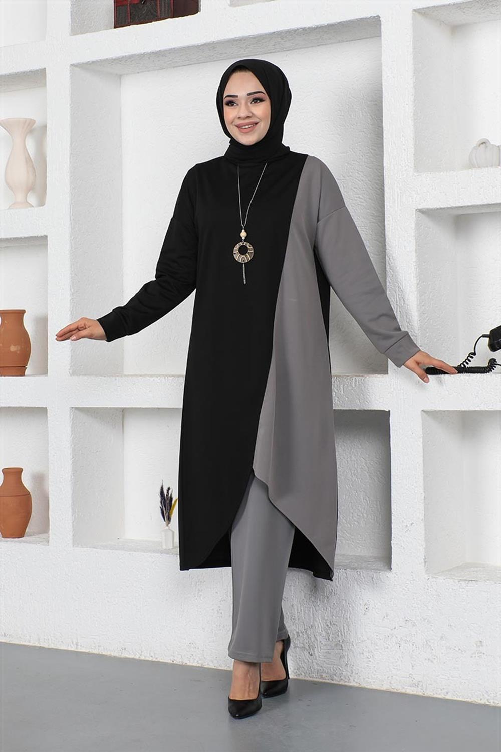 Two Color Long Double Suit