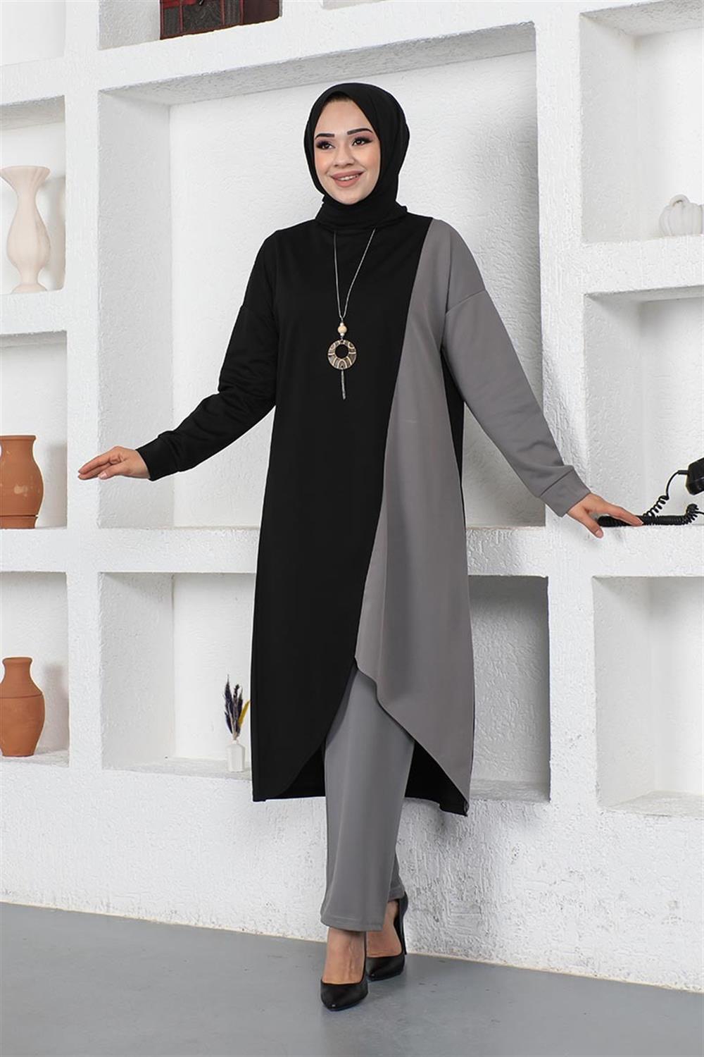 Two Color Long Double Suit