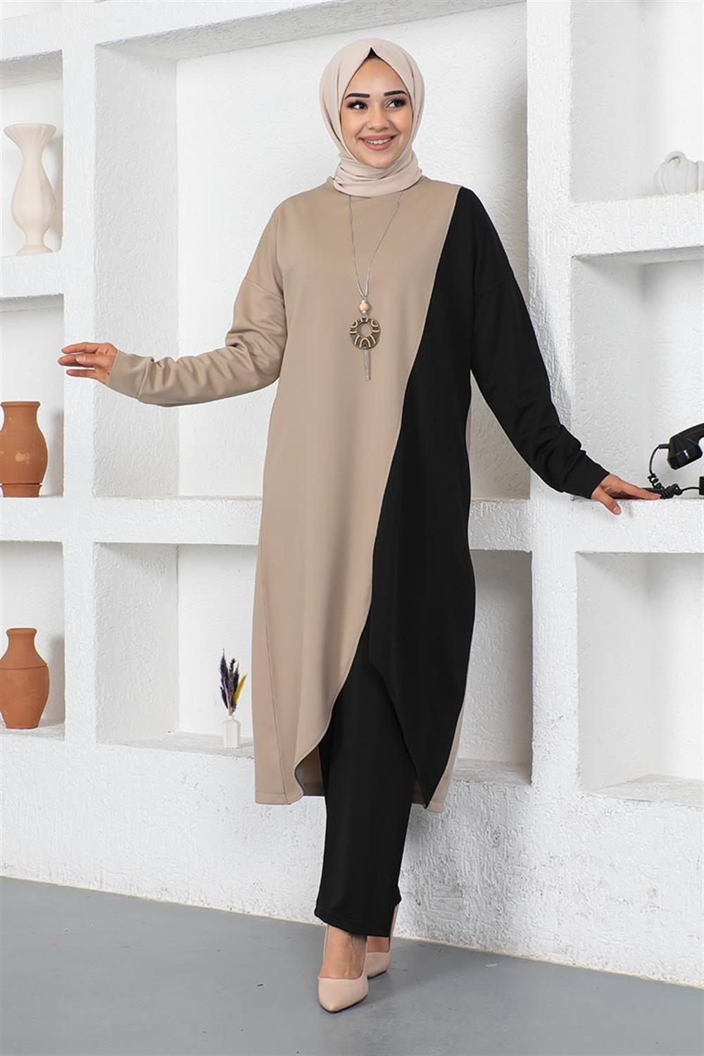 Two Color Long Double Suit