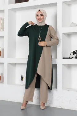 Two Color Long Double Suit