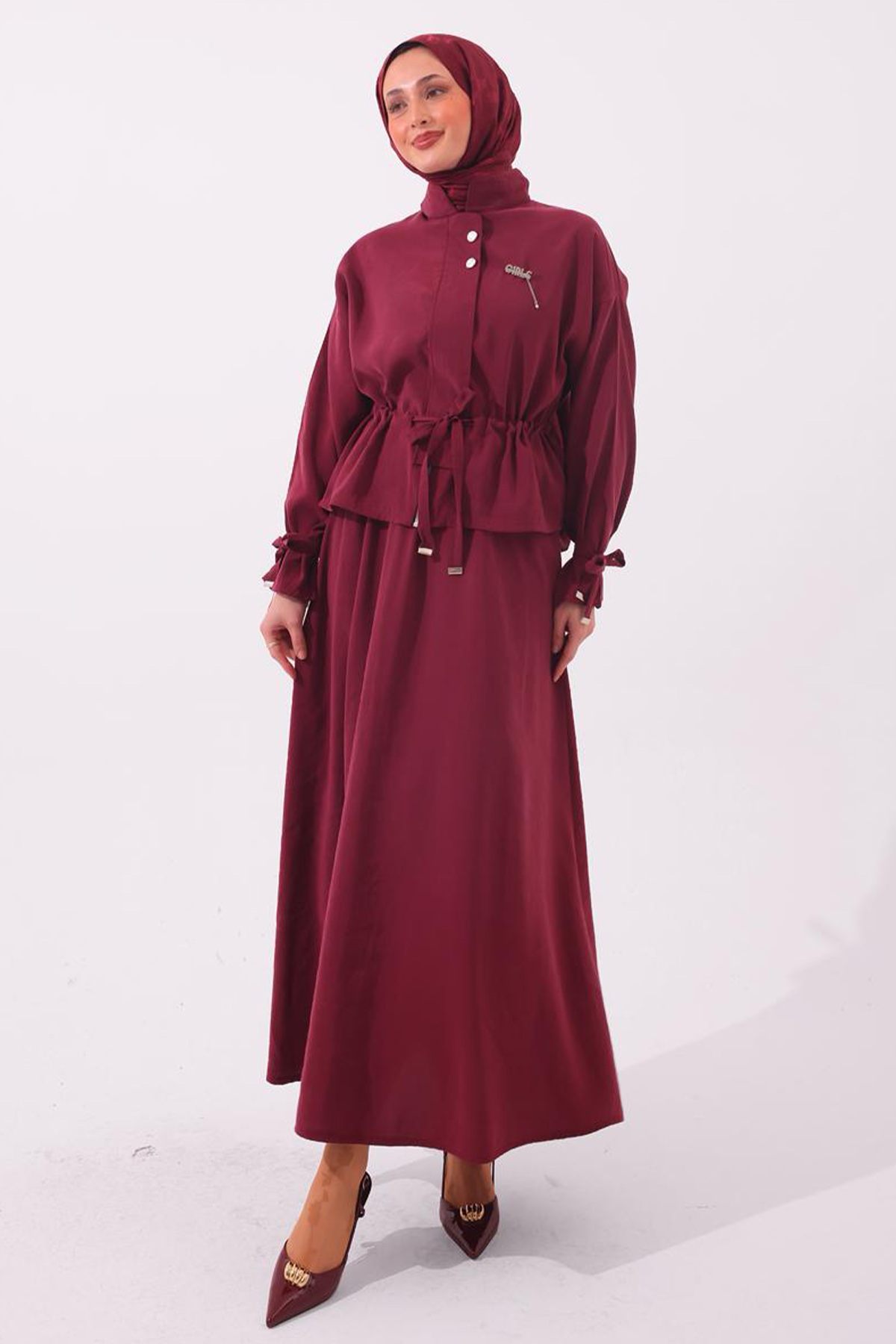 Two-piece Set With Brooch