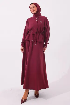 Two-piece Set With Brooch