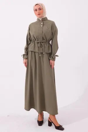 Two-piece Set With Brooch