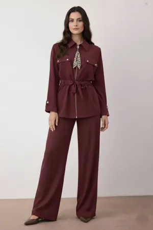 Two-piece Set With Scarf