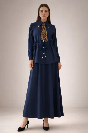 Two-piece Set With Scarf