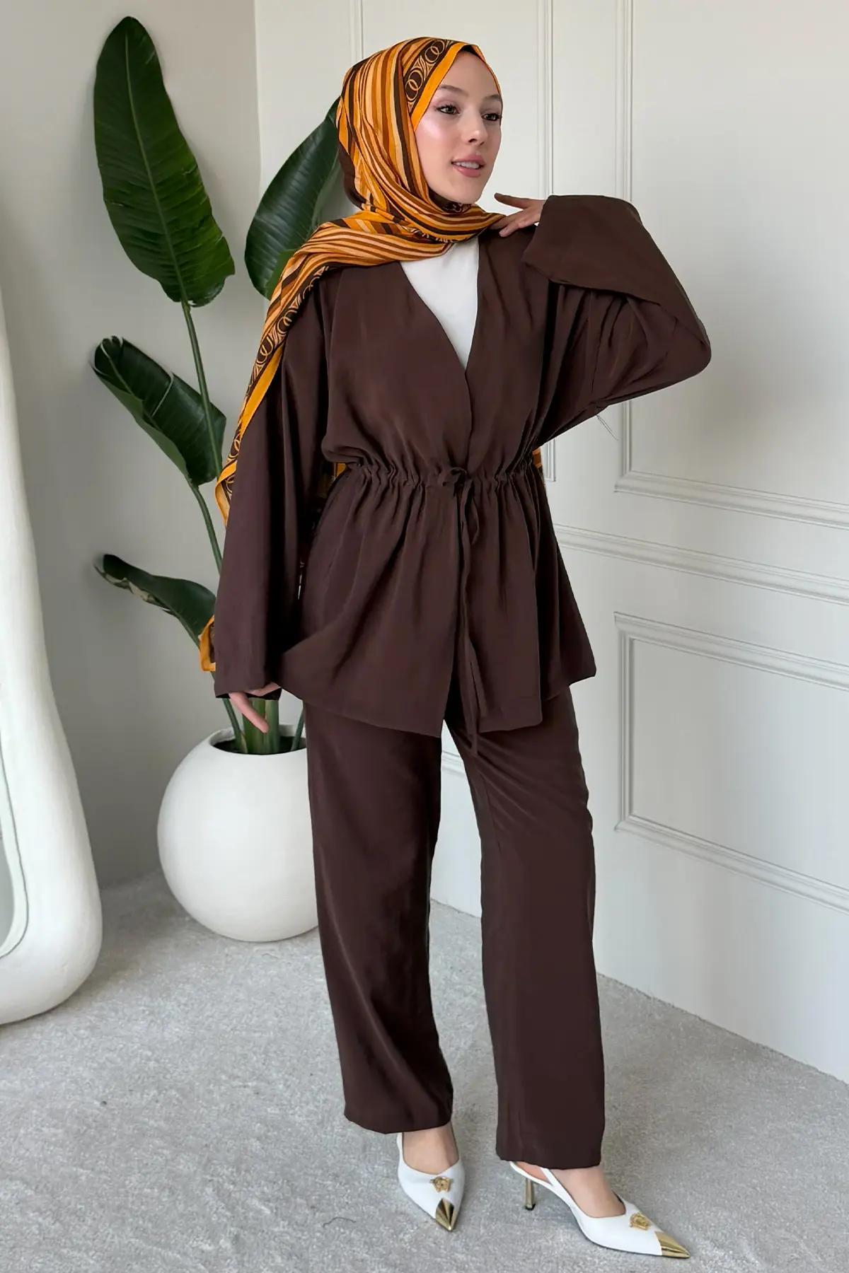 Two-piece Set With Tie-detail