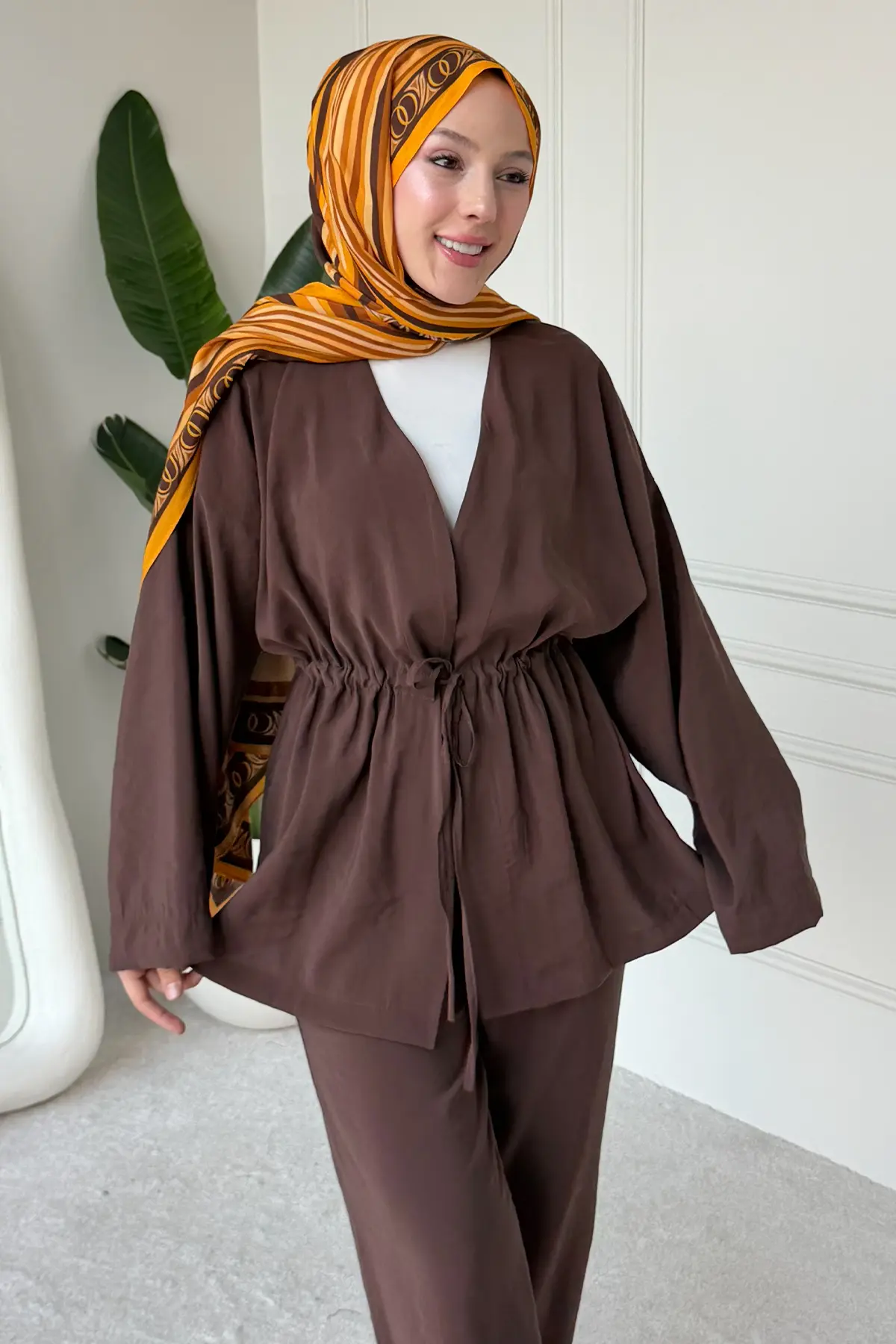 Two-piece Set With Tie-detail