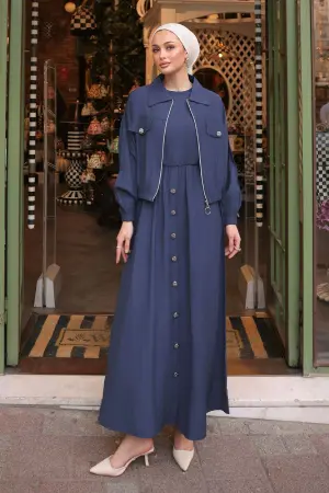 Vest Dress With Jacket