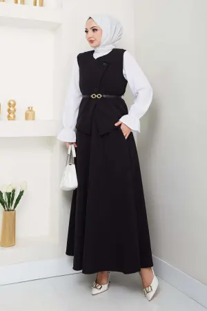 Vest Skirt Suit