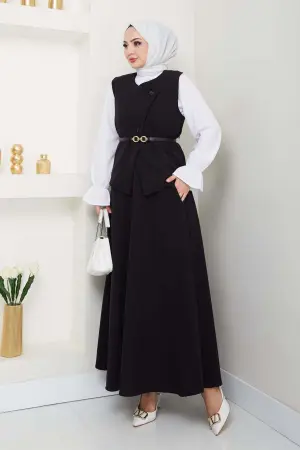 Vest Skirt Suit