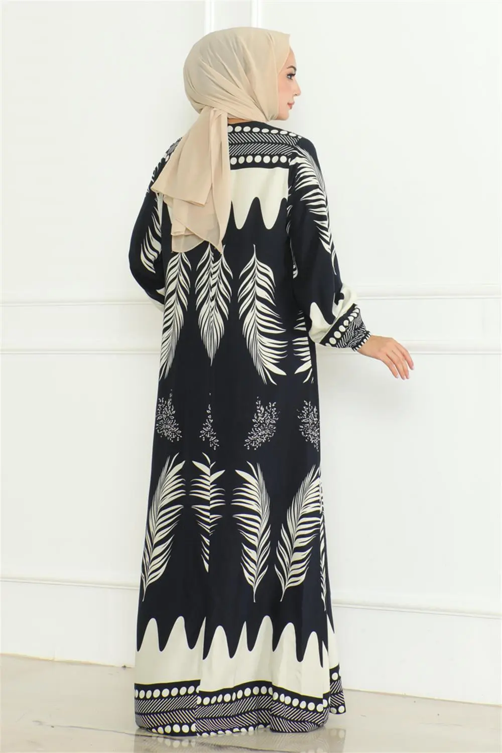 Viscose Dress With Tie Collar-detail