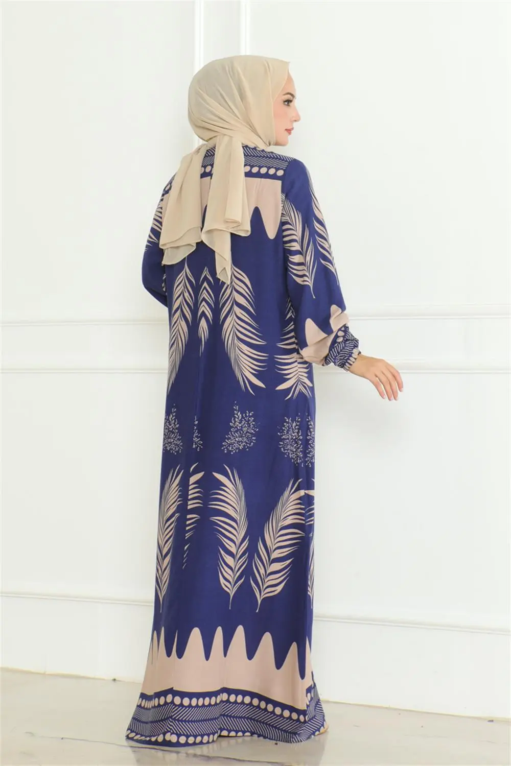 Viscose Dress With Tie Collar-detail