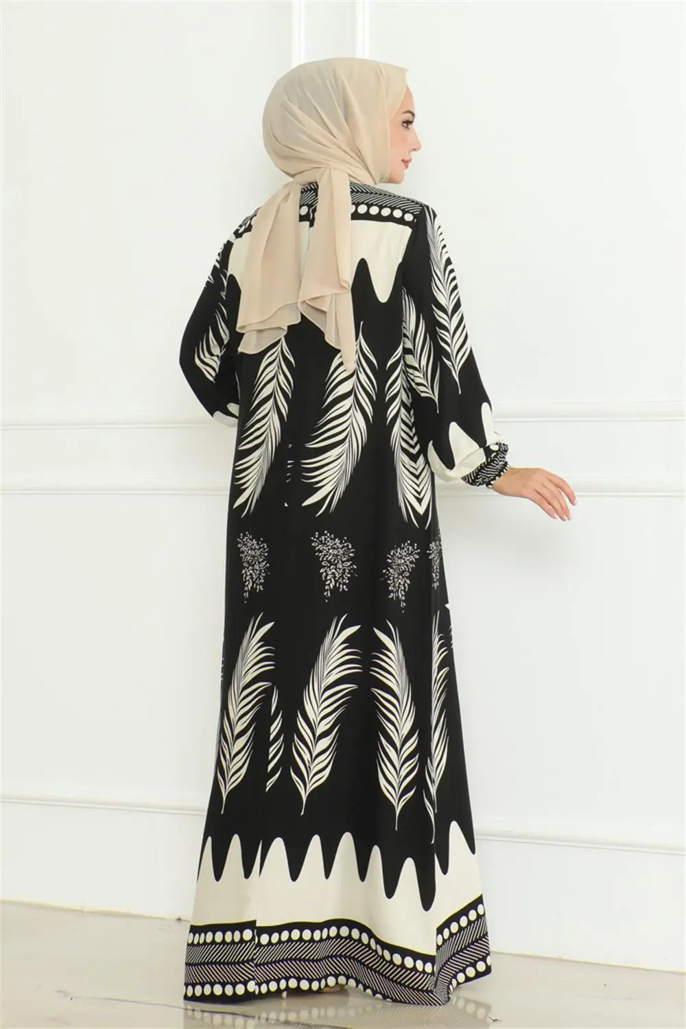 Viscose Dress With Tie Collar-detail