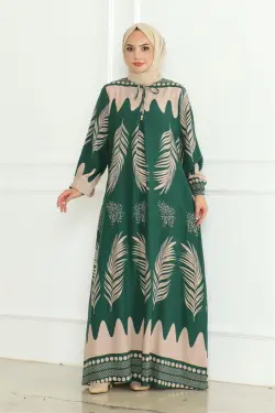 Viscose Dress With Tie Collar