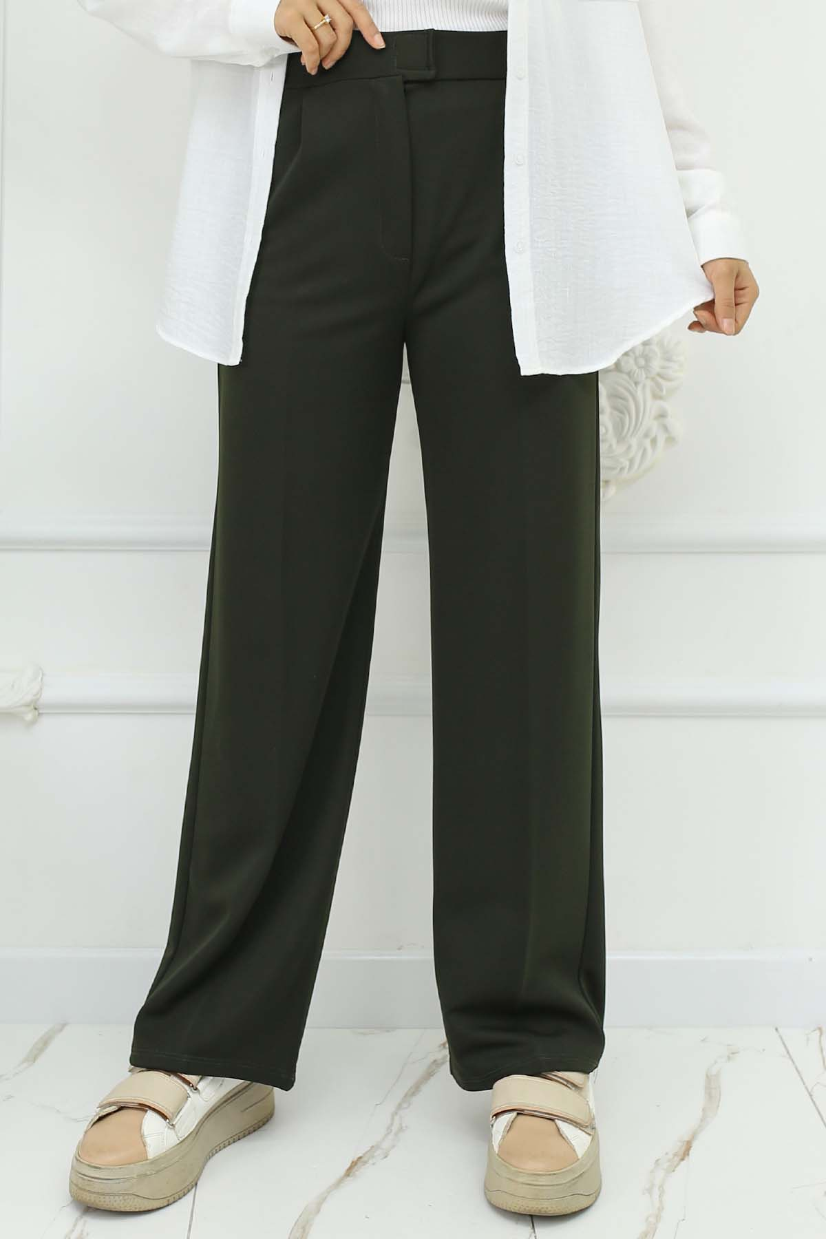 Wide Leg Palazzo Trousers