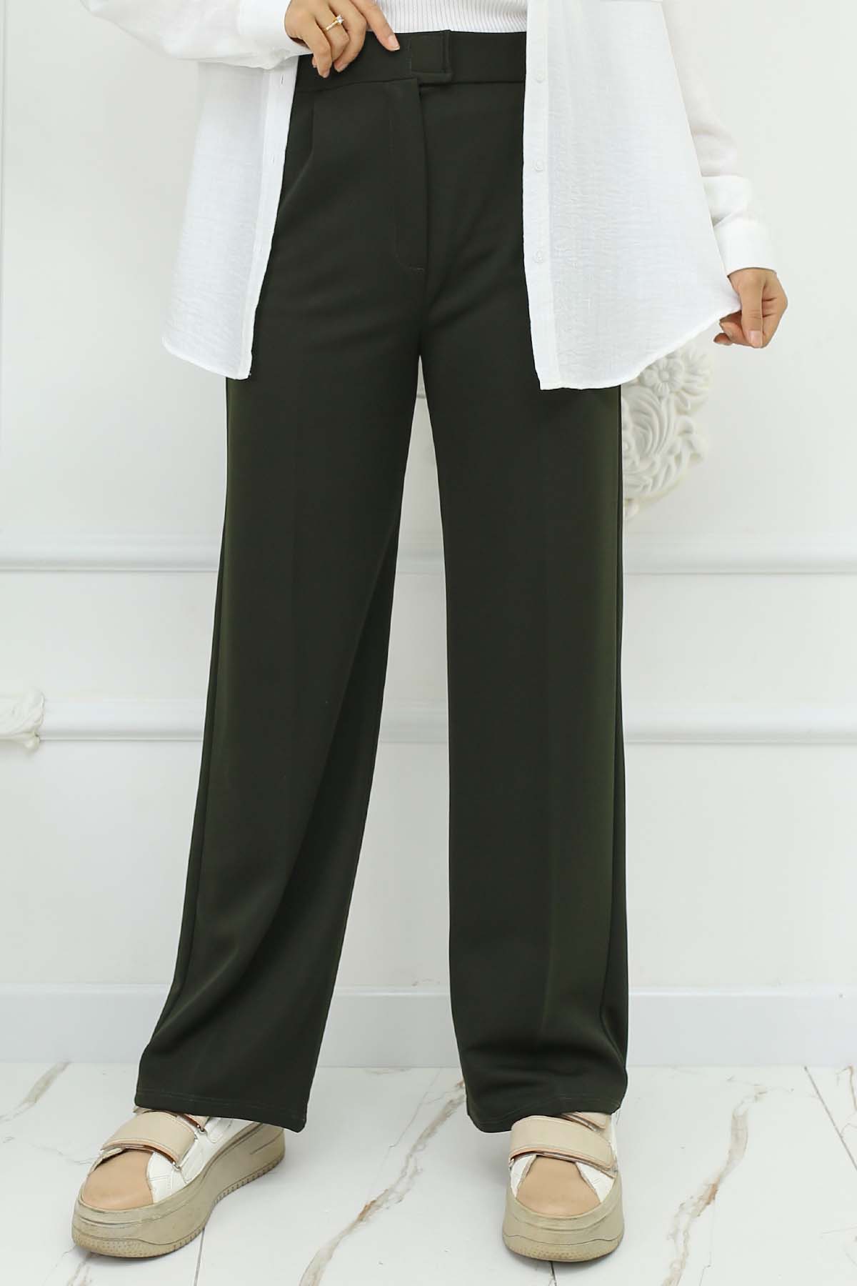 Wide Leg Palazzo Trousers