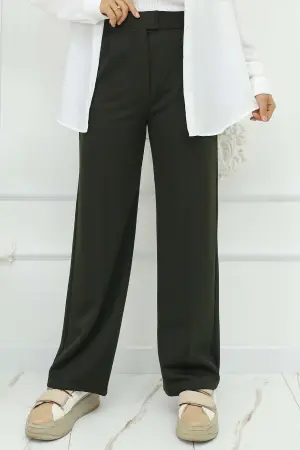 Wide Leg Palazzo Trousers