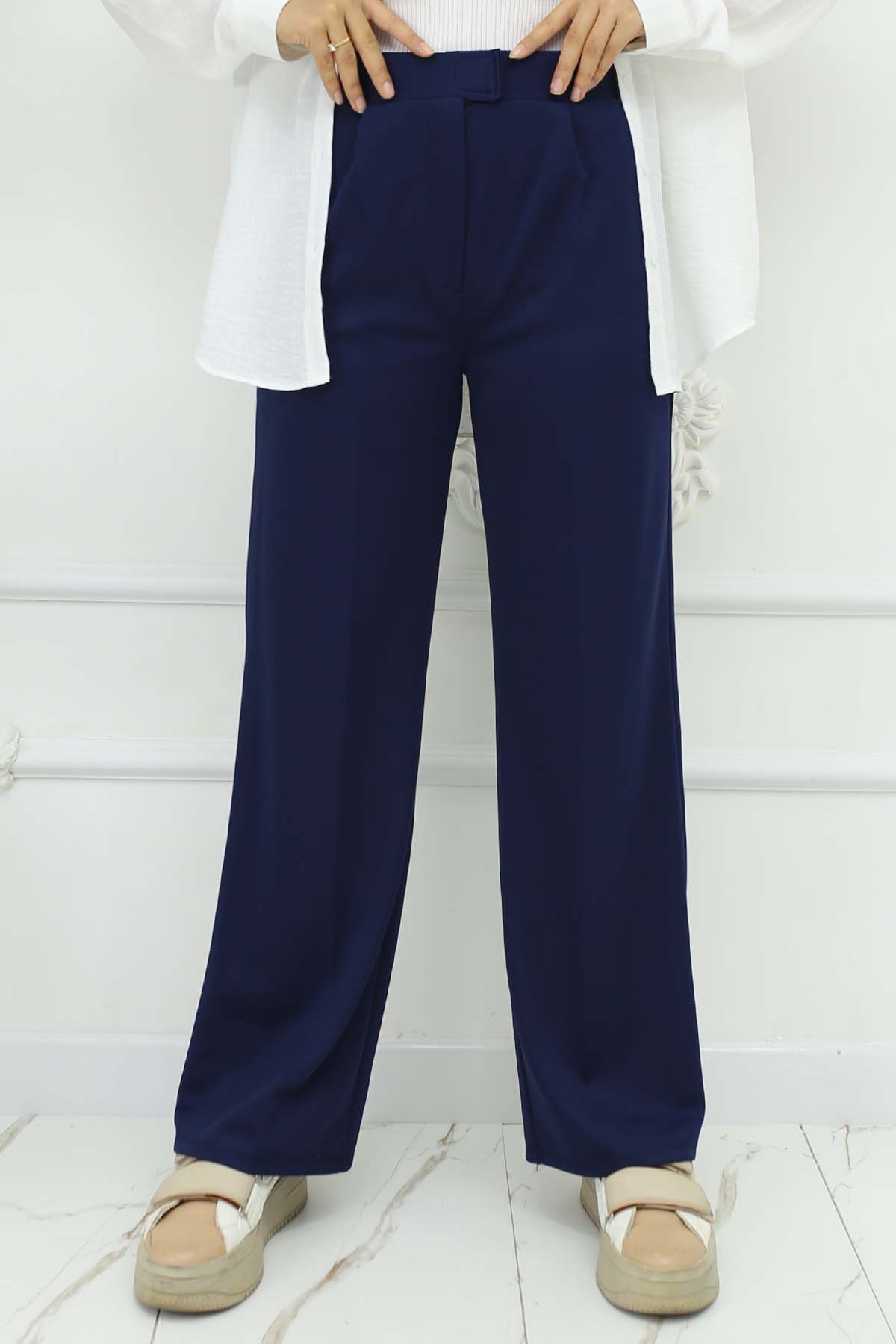 Wide Leg Palazzo Trousers