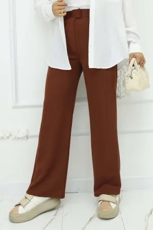 Wide Leg Palazzo Trousers
