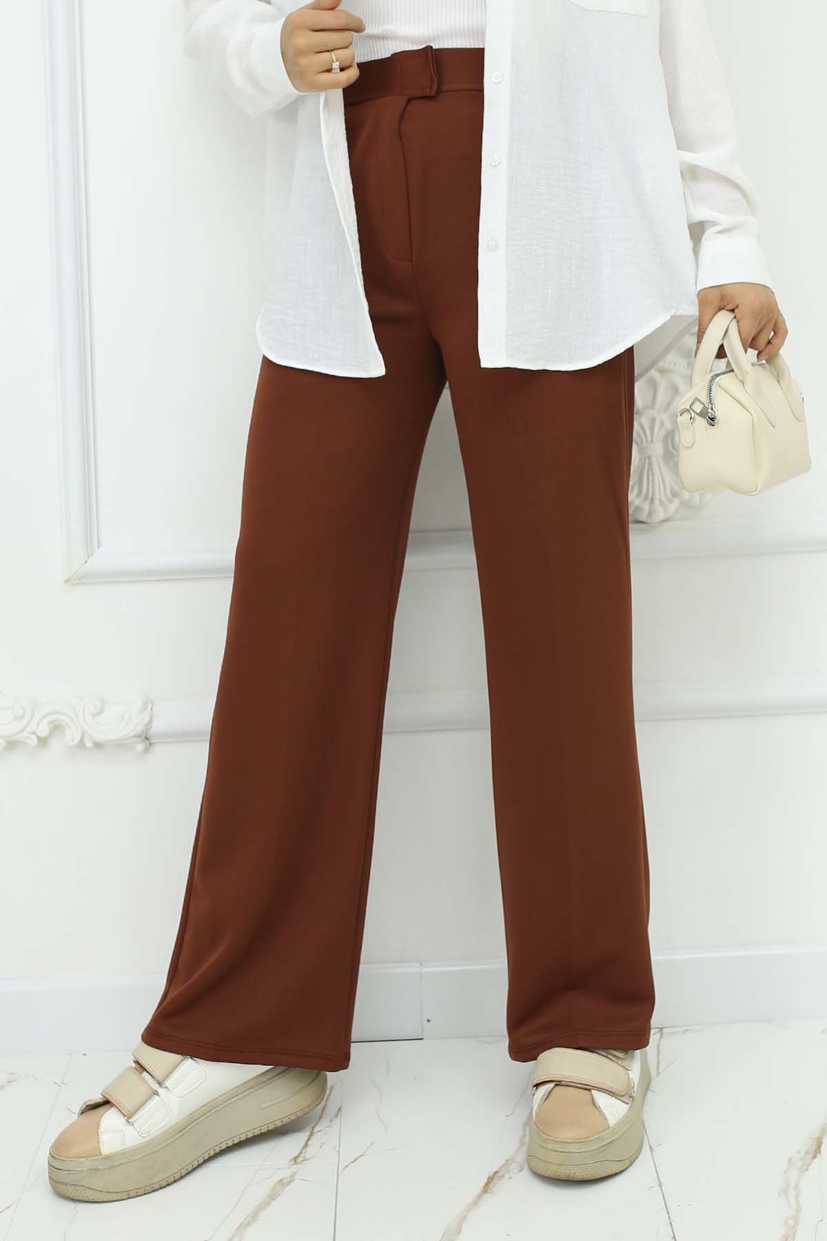Wide Leg Palazzo Trousers