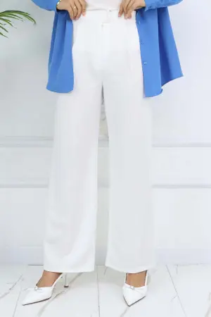 Wide Leg Palazzo Trousers
