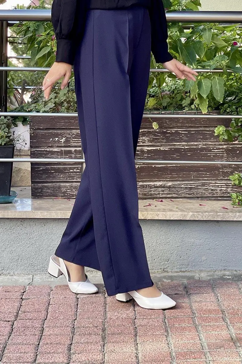 Wide Leg Trousers-detail