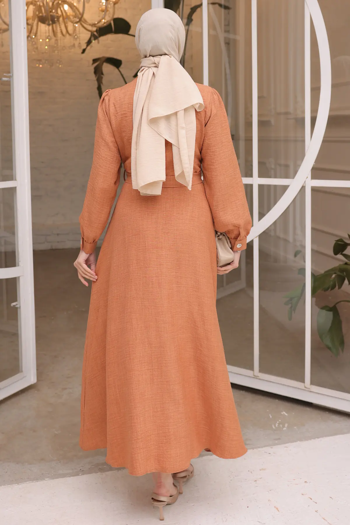 Women's Beaded Detailed Dress-detail