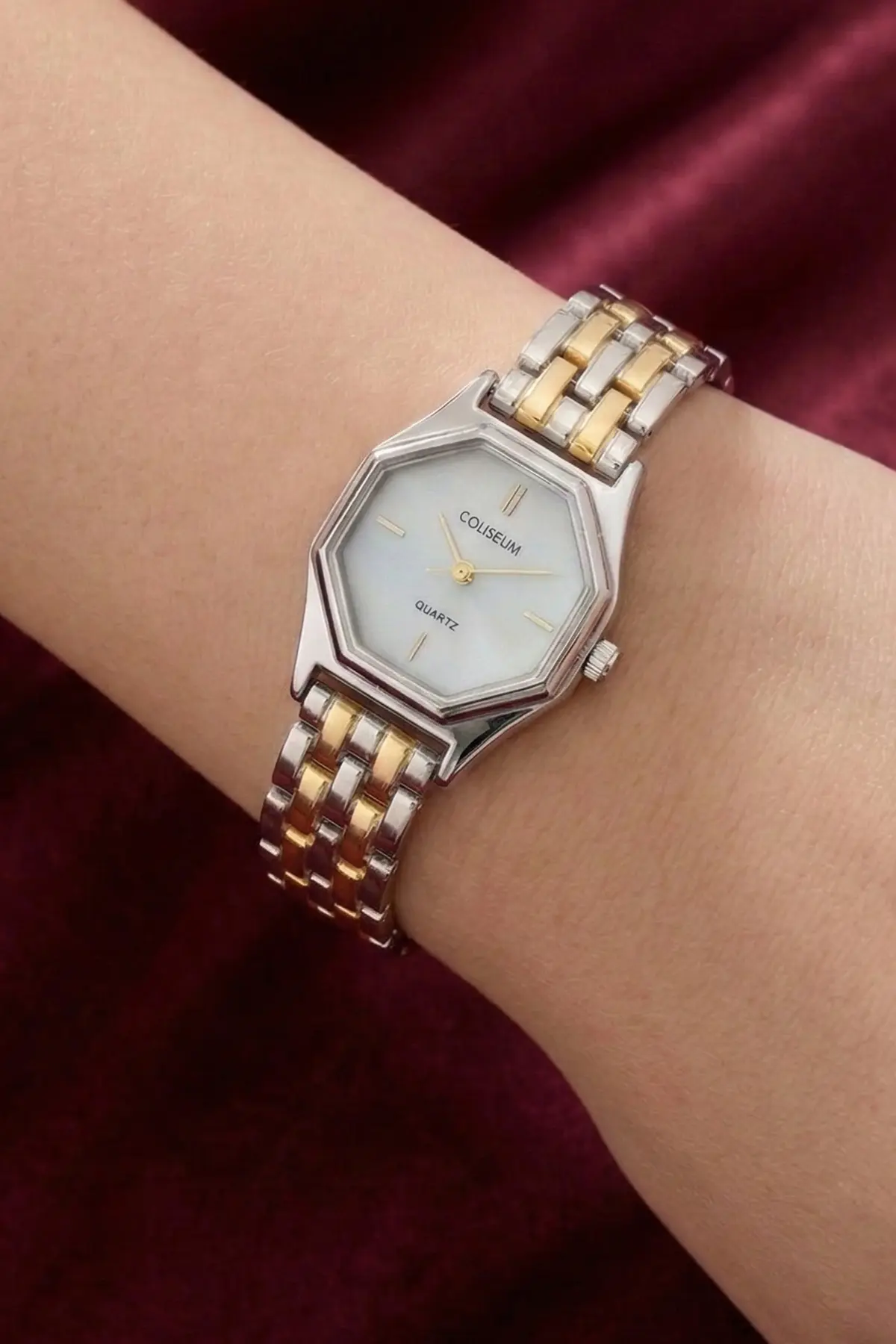 Women's Gold & Silver Watch-detail