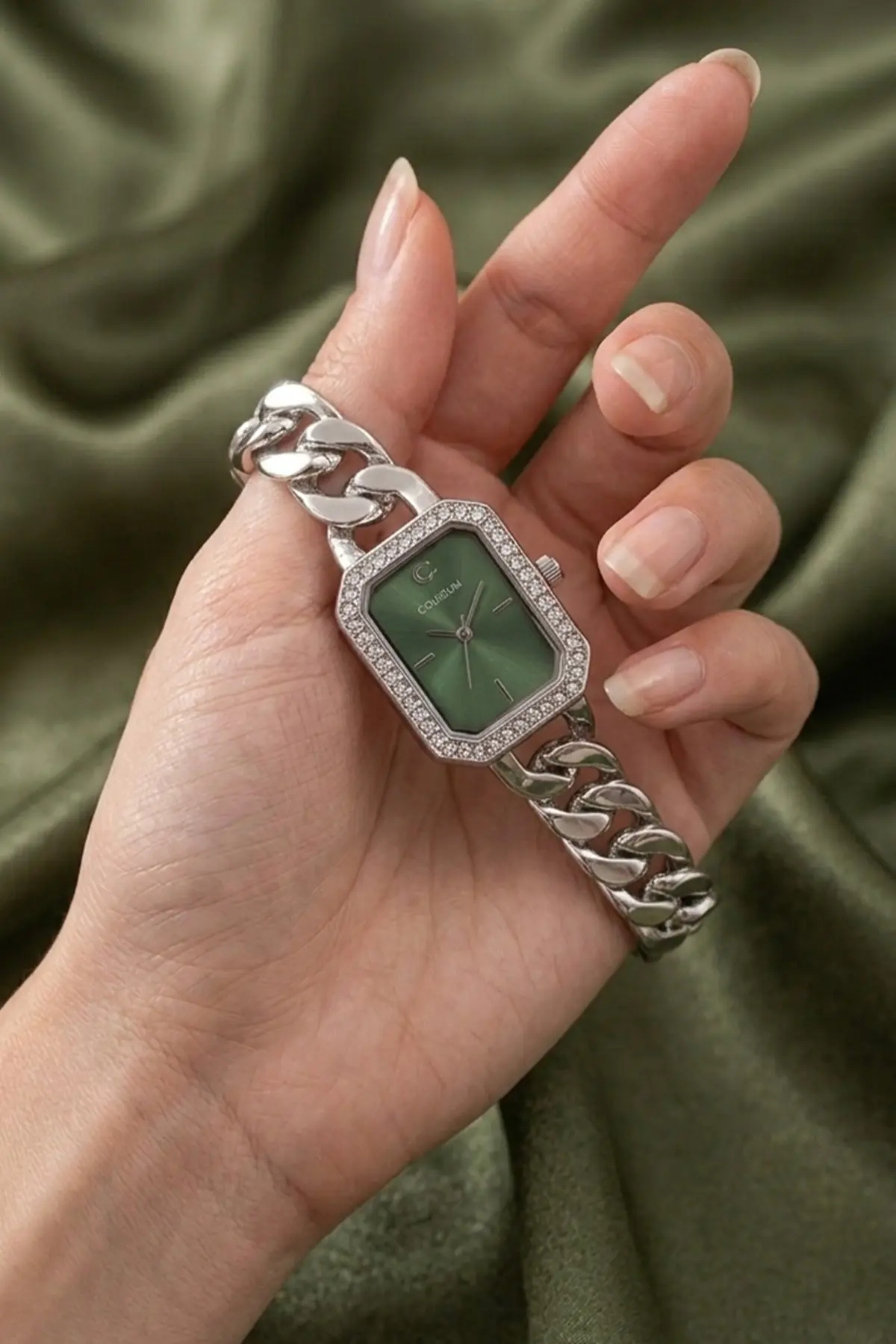 Women's Silver Watch-detail