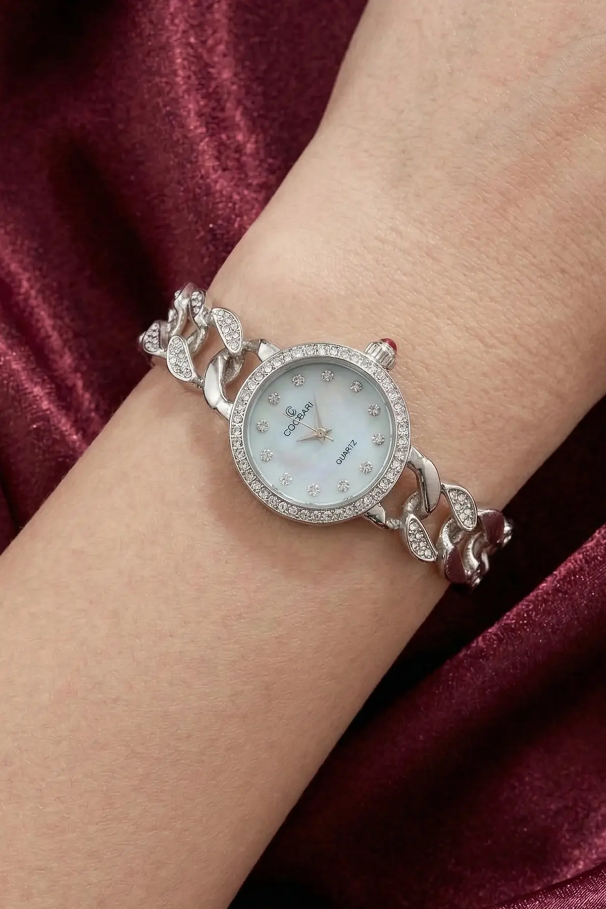 Women's Silver Watch-detail