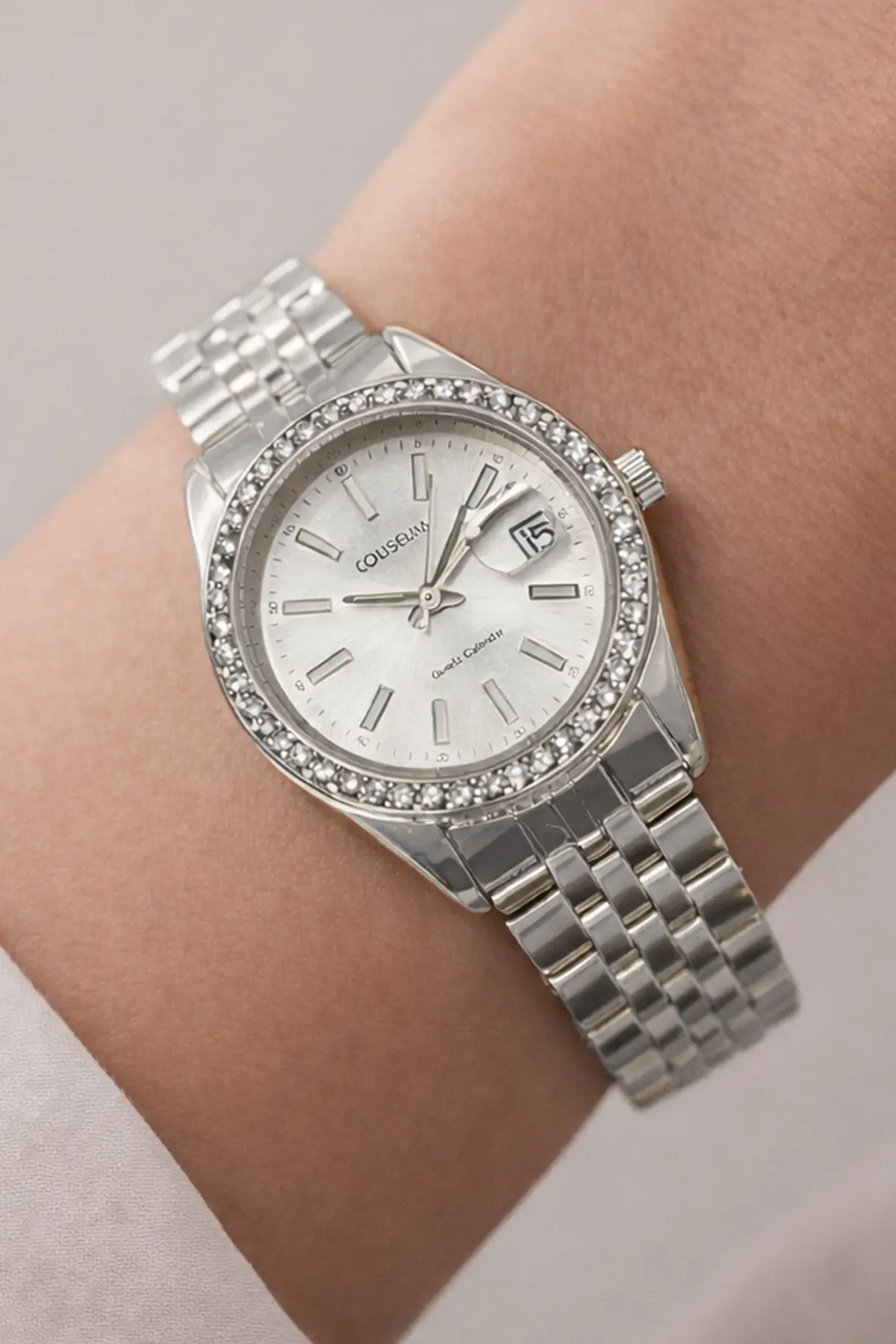 Women's Silver Watch-detail