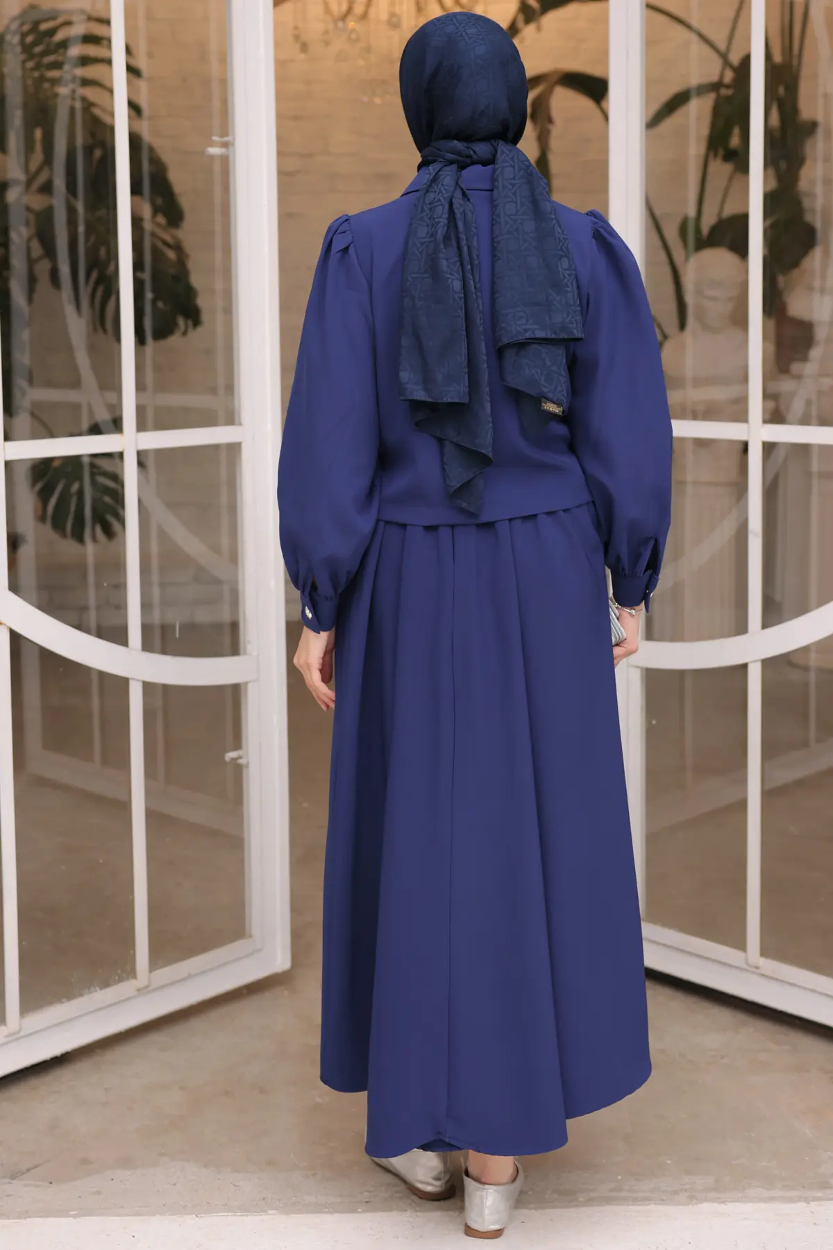 Women's Skirted Hijab Suit-detail