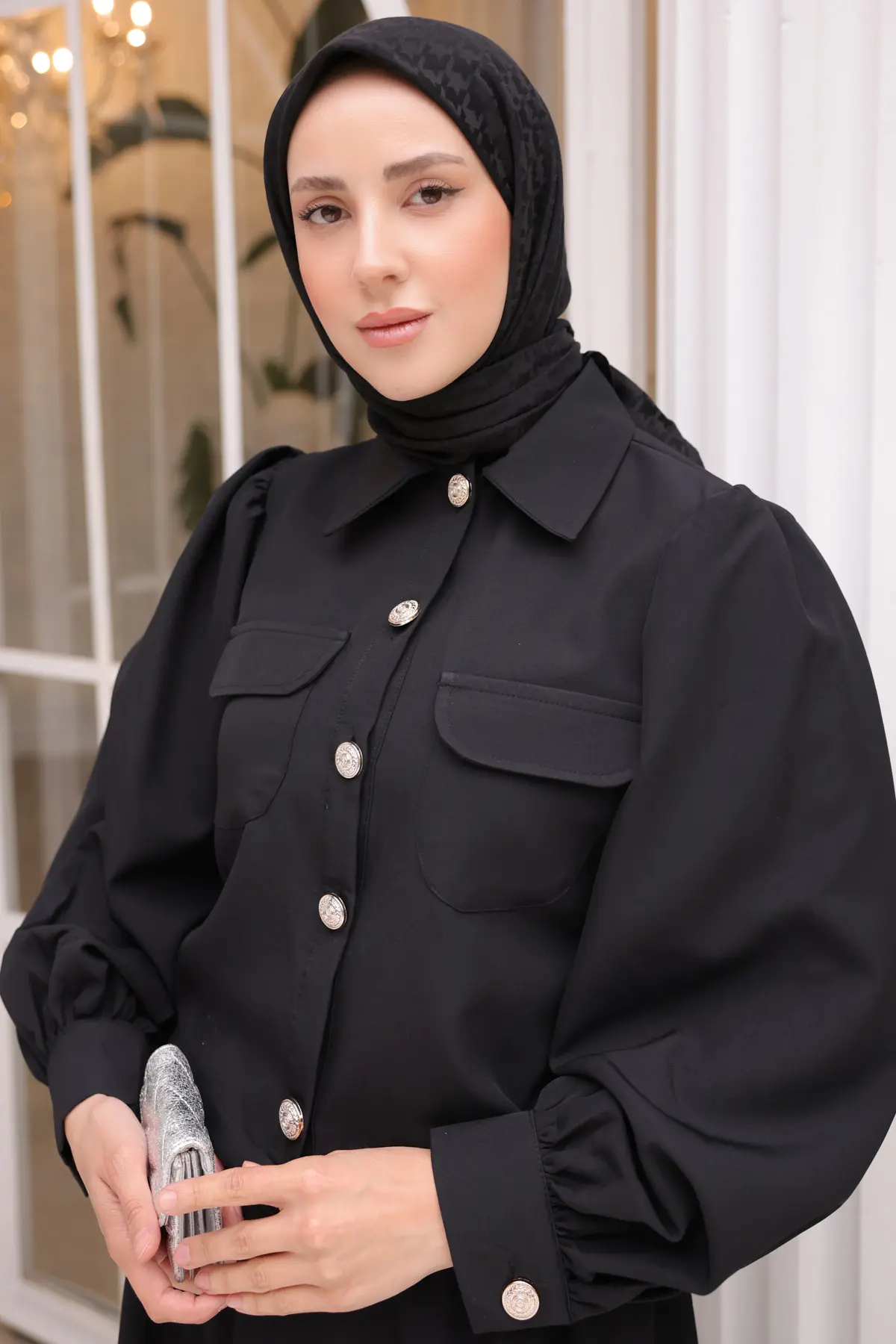 Women's Skirted Hijab Suit-detail