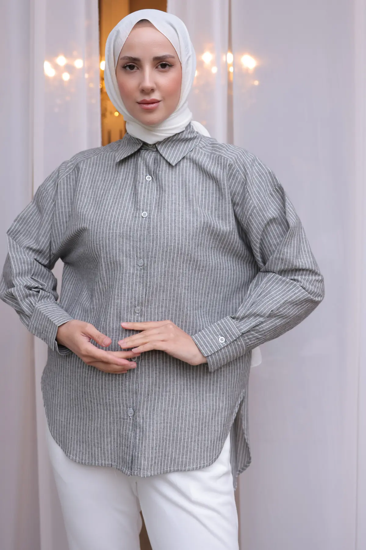 Women's Striped Shirt-detail