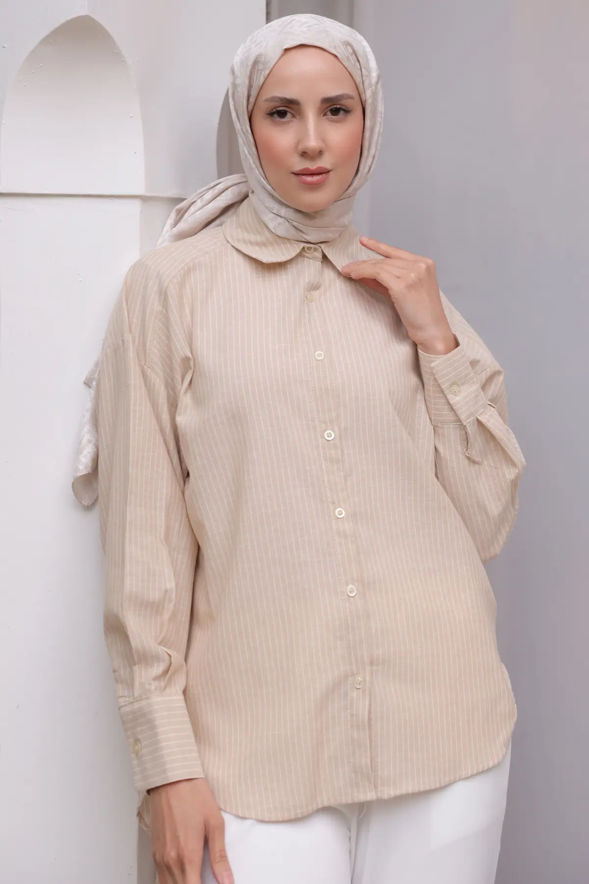 Women's Striped Shirt-detail