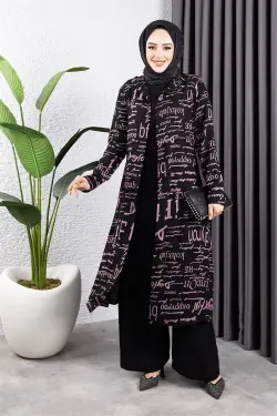 Written 3-piece Hijab Set