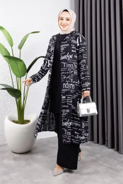 Written 3-piece Hijab Set