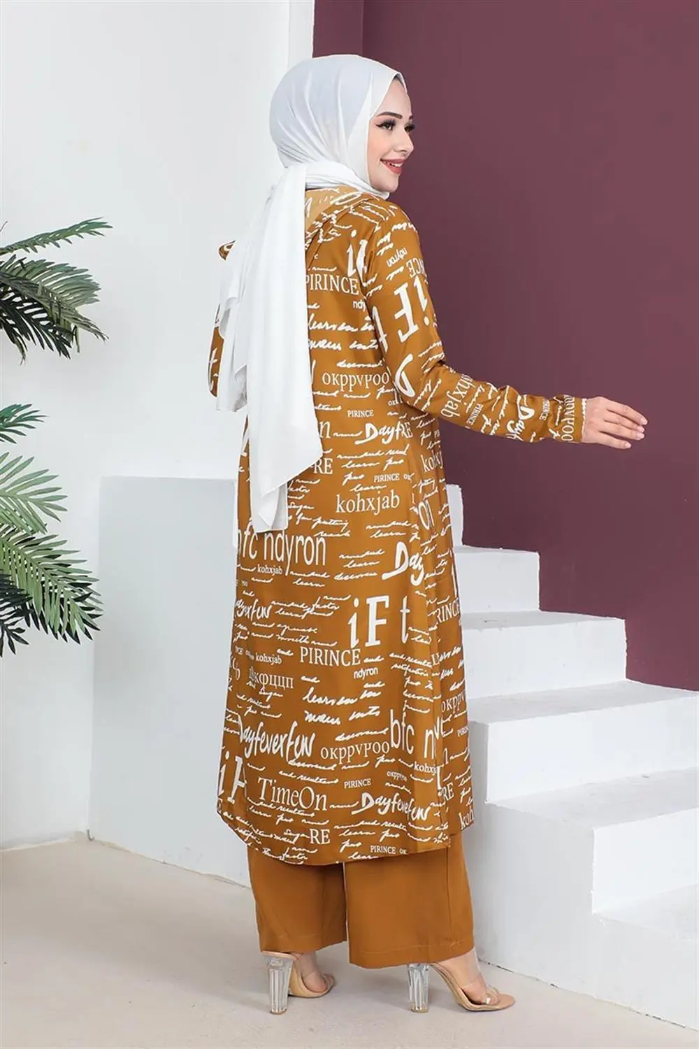 Written 3-piece Hijab Set-detail