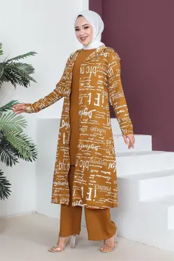 Written 3-piece Hijab Set